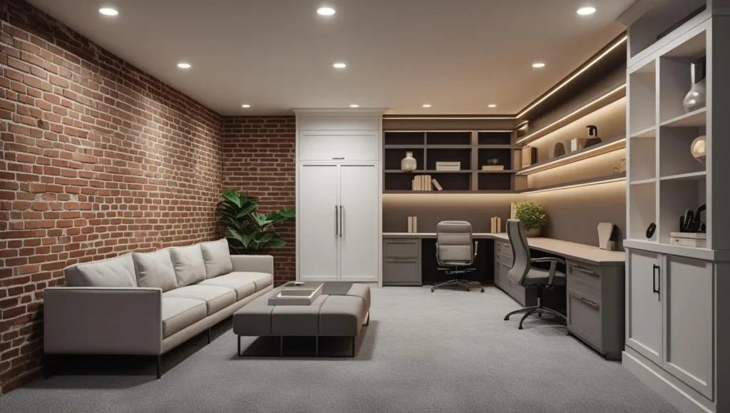 Remodeled basement