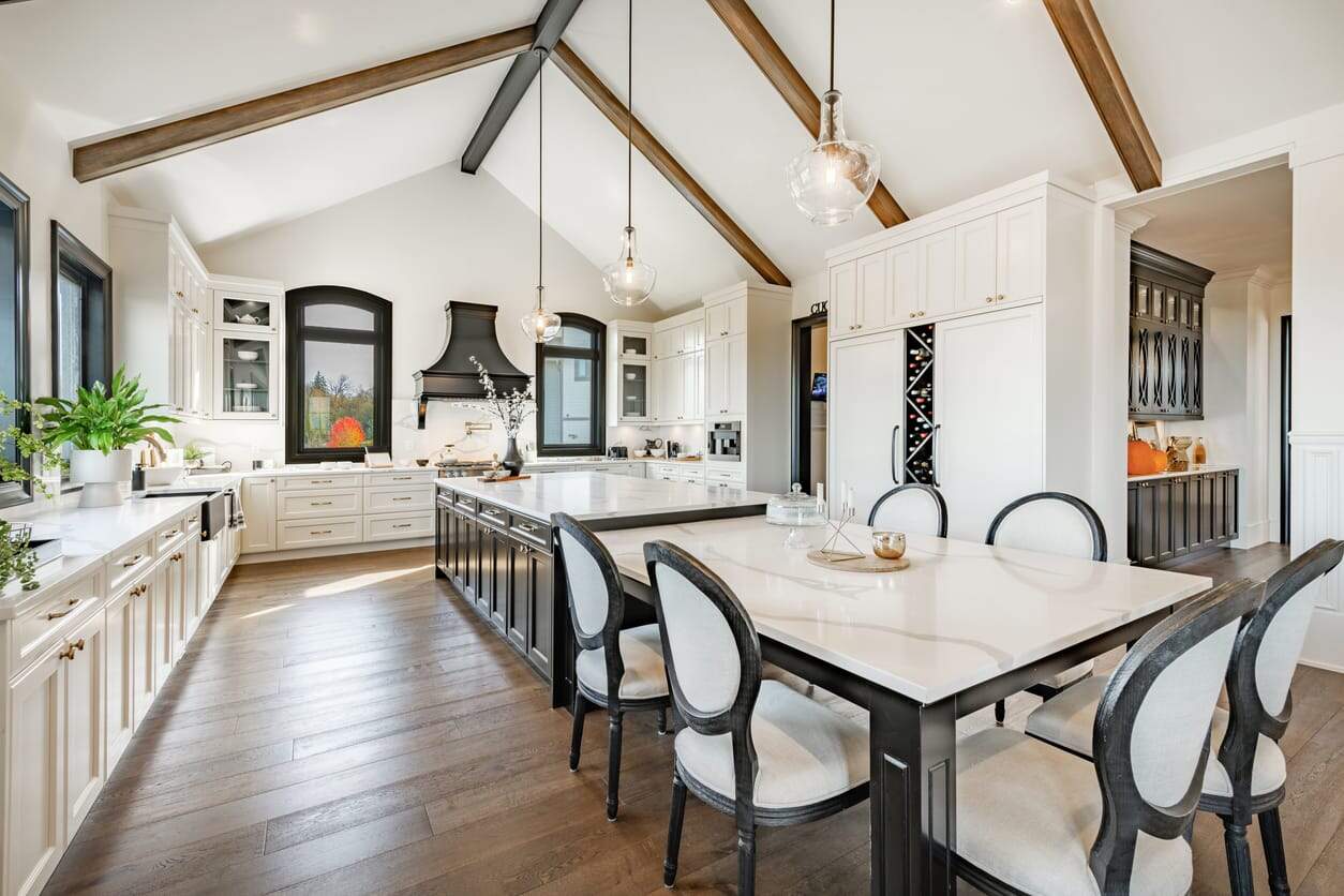 Modern farmhouse style kitchen