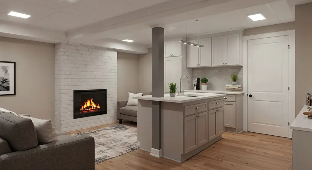 Small living area with Kitchenette