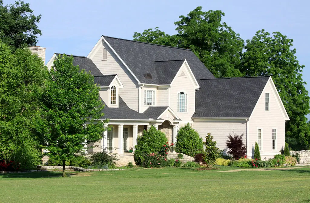 Finished home addition exterior in Arlington