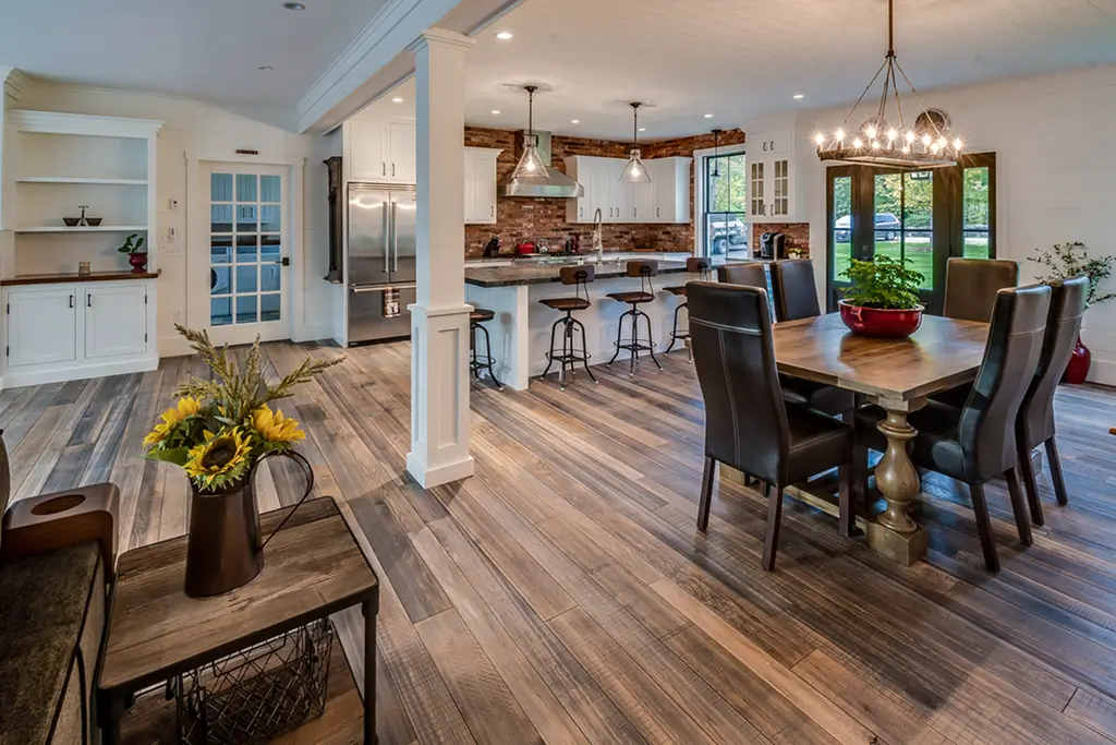 Kitchen remodeling with construction and technical upgrades