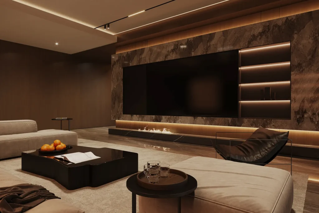 Luxurious basement