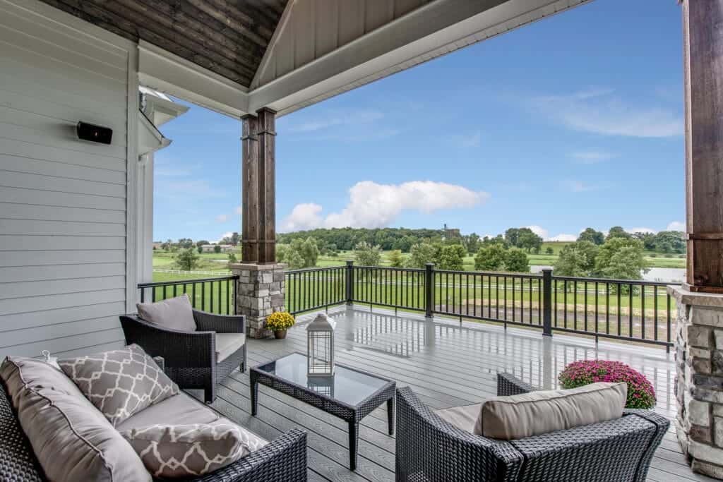 Deck with a scenic view — Northern Virginia