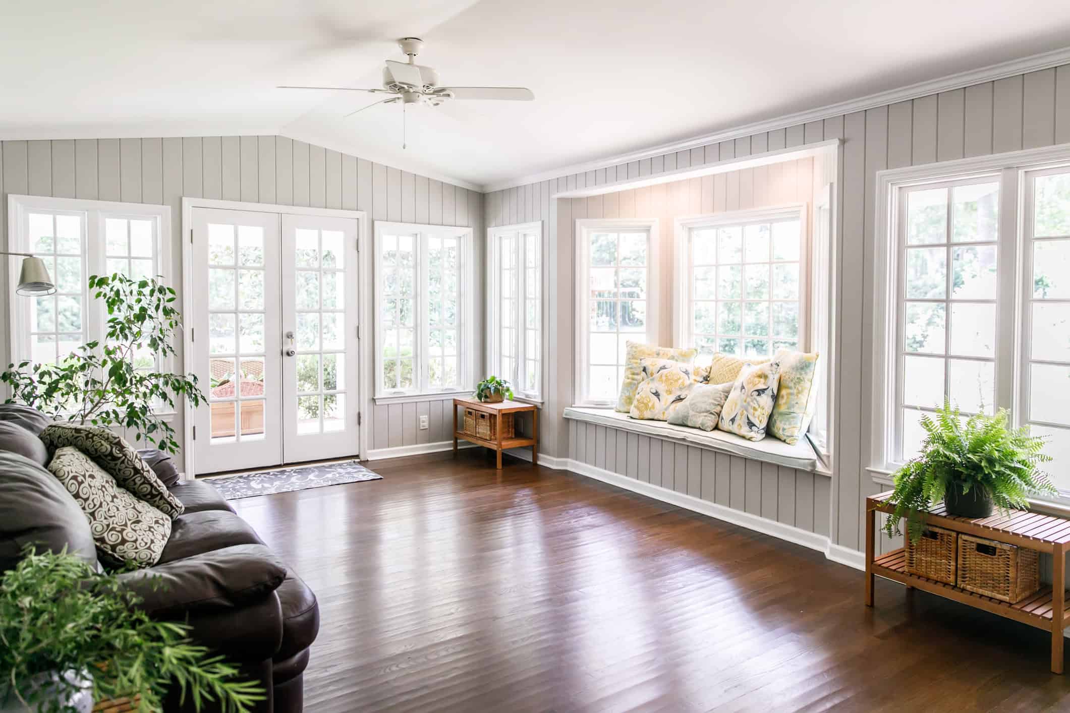 Large sunroom with sitting area McLean VA