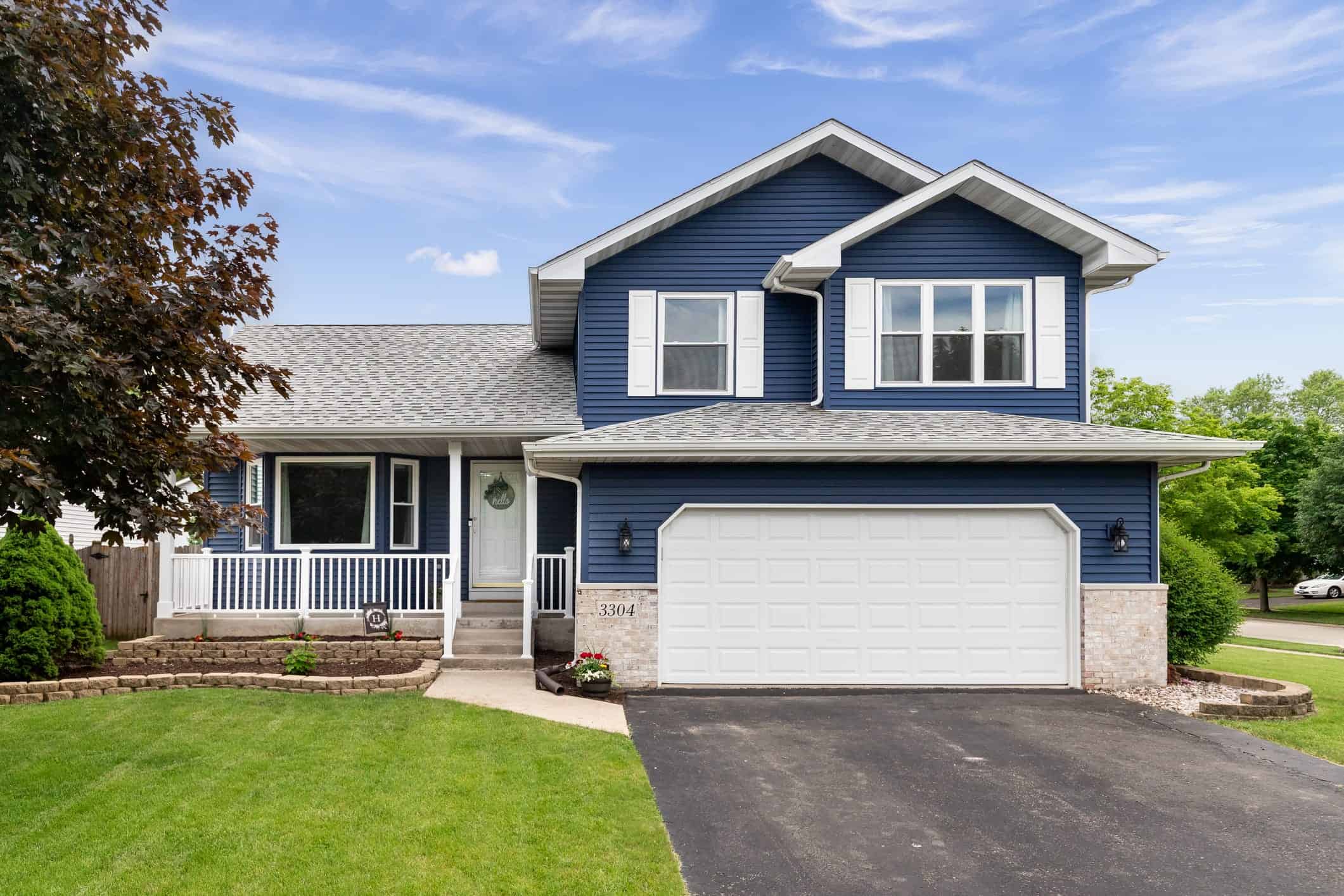 Attached garage home addition