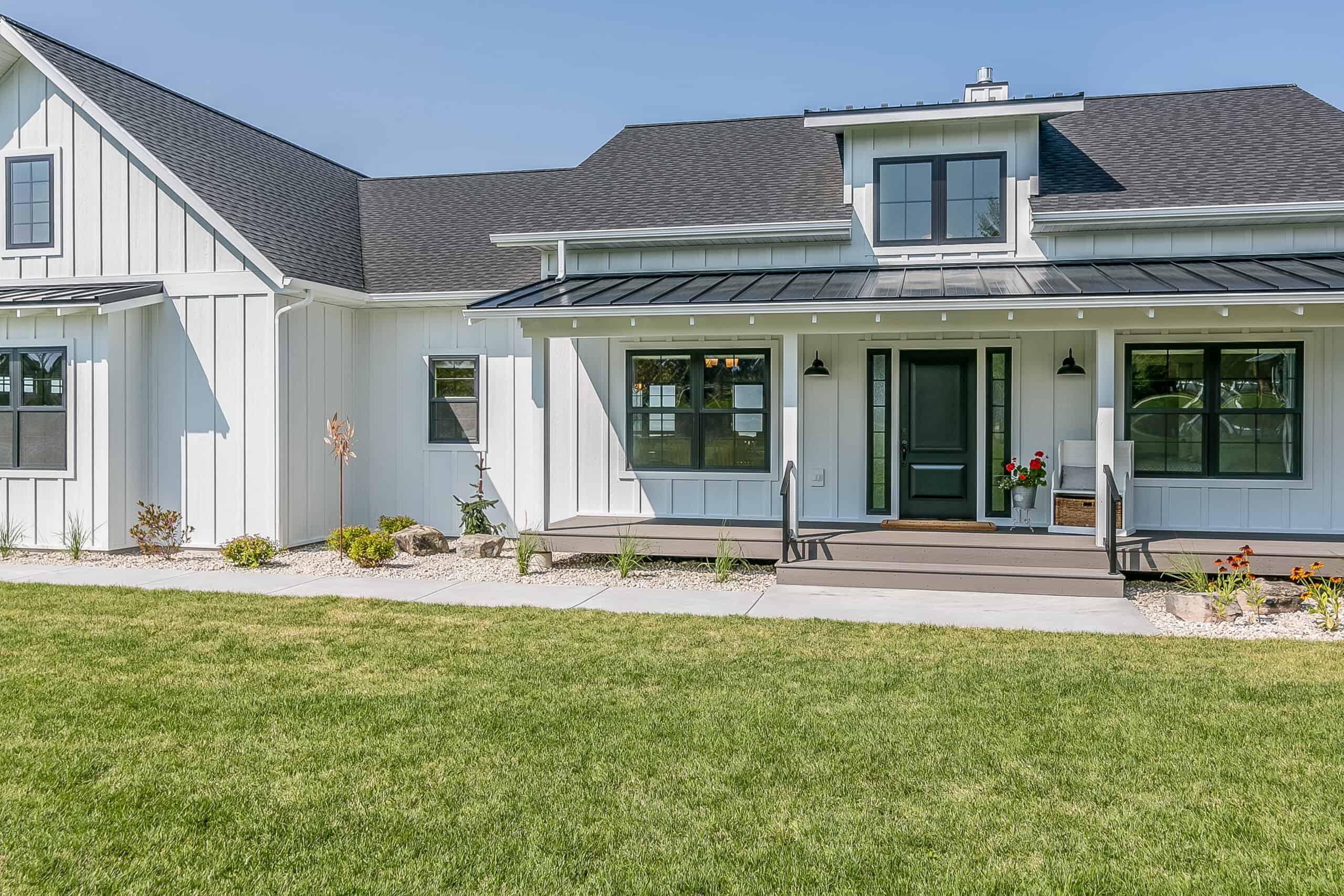 Board and batten siding exterior - ADU construction Warrenton Fauquier County VA
